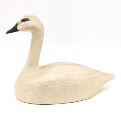 Miniature Decoy, Swan, Jack Rider (c. 1950)