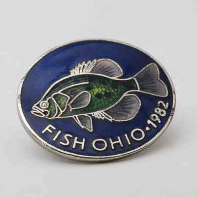Fish Ohio Pin (1982)