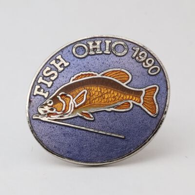 Fish Ohio Pin (1990)
