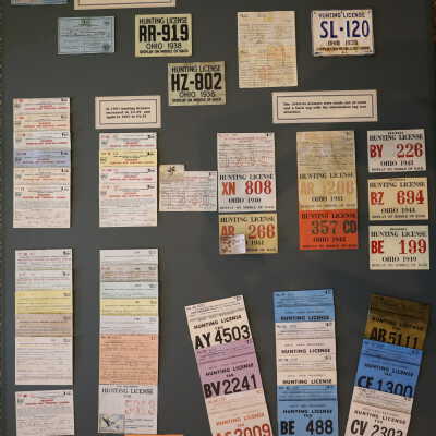 Display, Hunting Licenses