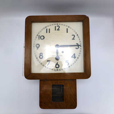 Seth Thomas Clock Co. Wooden Wall Clock