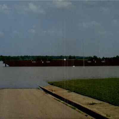 Large Ship On Delaware Lake