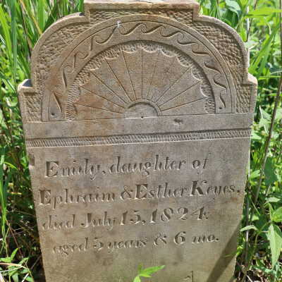Emily Keyes (ca.1821 - 1824)