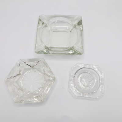 Ashtrays. Glass