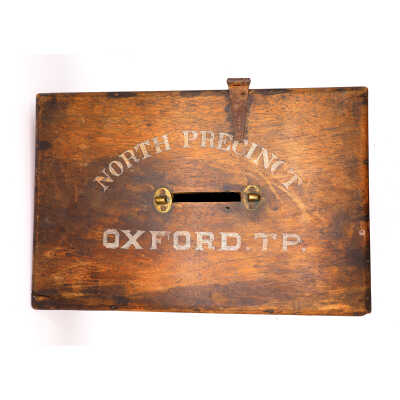 Wooden Ballot Box