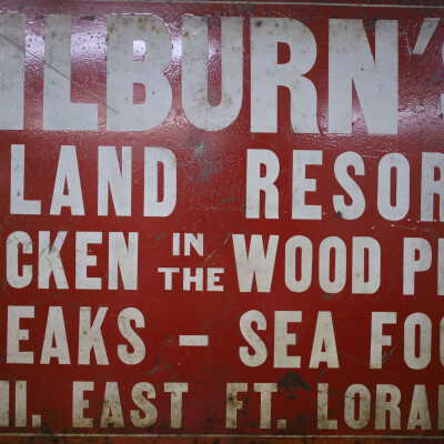 Filburns Resort & Restaurant Sign