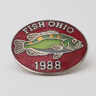 Fish Ohio Pin (1988) Prototype