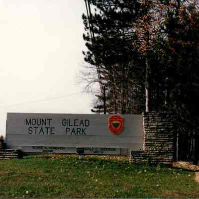 Mt. Gilead Park Sign