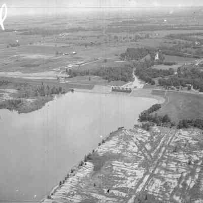 Bird's-Eye View of Delaware Lake And Dam