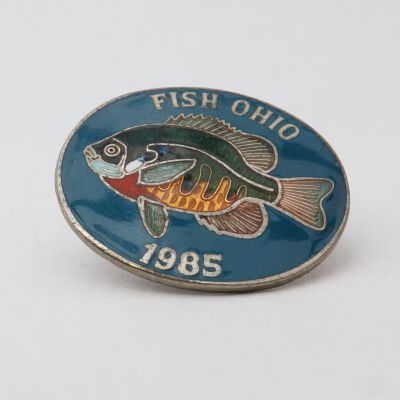 Fish Ohio Pin (1985) Variation