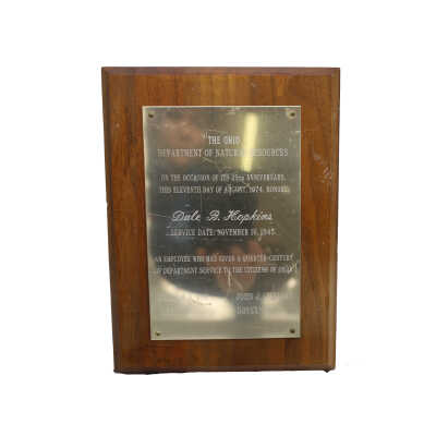 Plaque for Years of Service