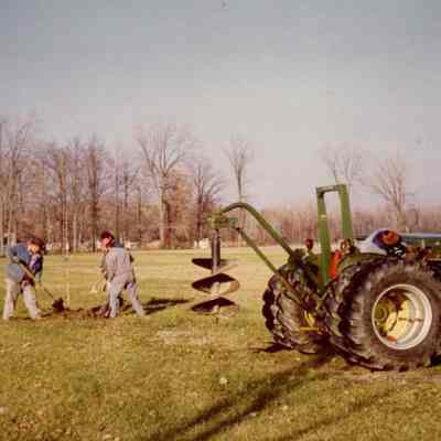 Planting Trees At Indian Lake Campground