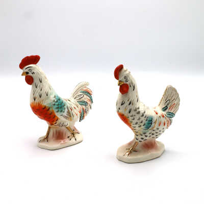 Ceramic Chicken Figurines