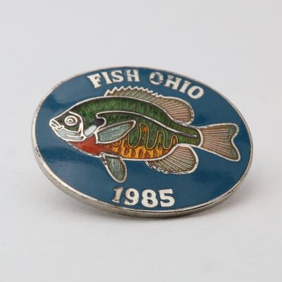 Fish Ohio Pin (1985) Variation