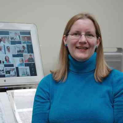 Ohio Geological Survey P103.0085: Lisa Van Doren, Electronic Designer
Photo by Ed Kuehnle. Archived by Lisa Van Doren