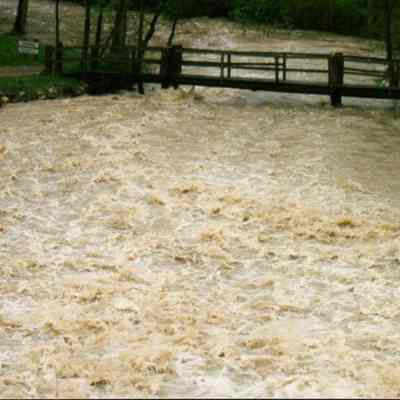 Flooding Near Footbridge