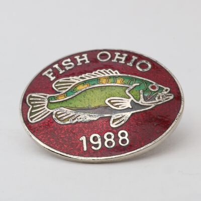 Fish Ohio Pin (1988) Prototype