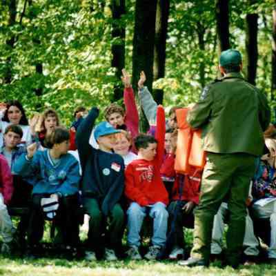 Children Raising Hands