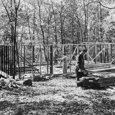 Lake Hope Cabin Construction