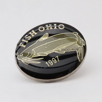 Fish Ohio Pin (1997)