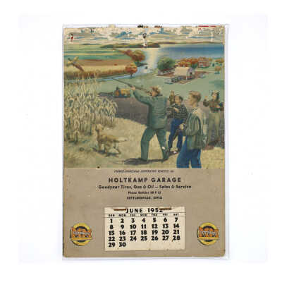 Advertising Calendar from 1952