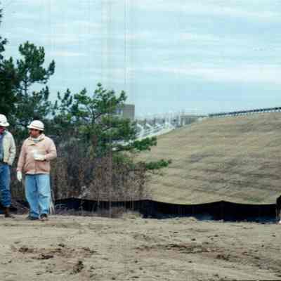 Work Crew At Delaware Dam