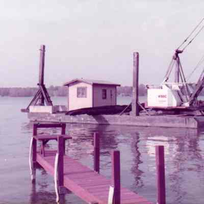 Dredge Boat And Dock