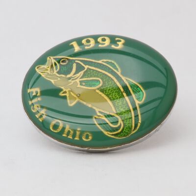 Fish Ohio Pin (1993)