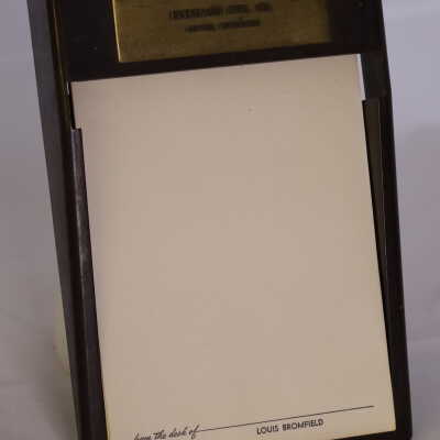 Notepad and holder