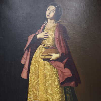 S. Barbara Painting, José de Zamora