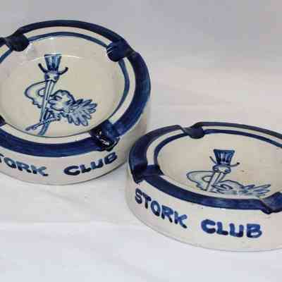 Stork Club ashtrays