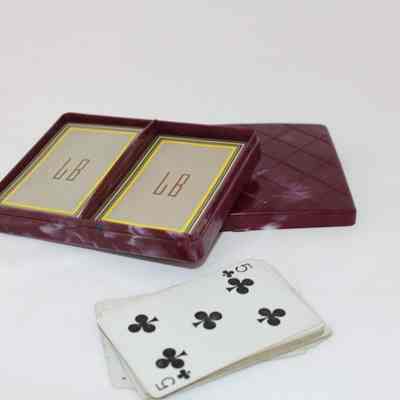 Personalized Playing Cards with Case