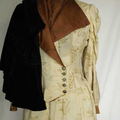 Women's Dress and Cape on Bust Mannequin