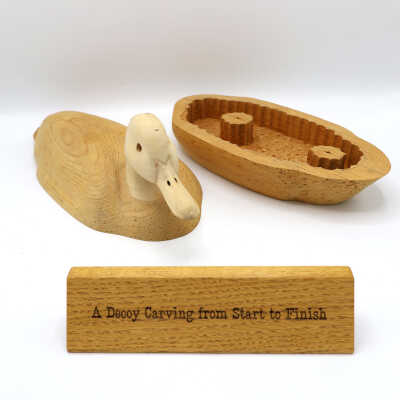 Display, Making of a Decoy - Step 3, John Sharon