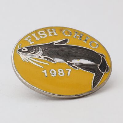 Fish Ohio Pin (1987) Variation