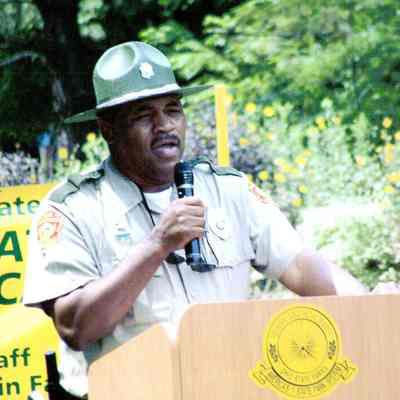 Park Ranger Giving Speech