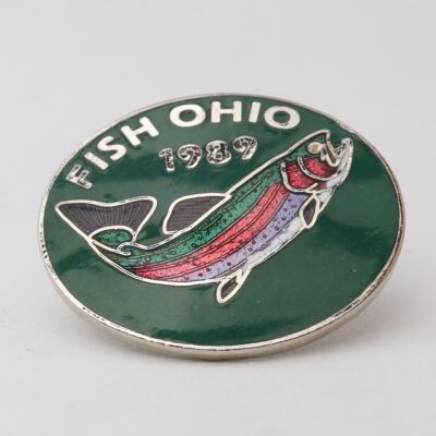 Fish Ohio Pin (1989)