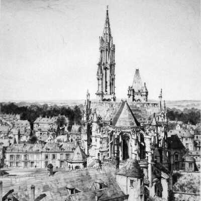 Untitled Etching, Samuel Chamberlain