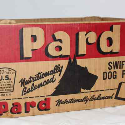 Pard Swift's Dog Food box