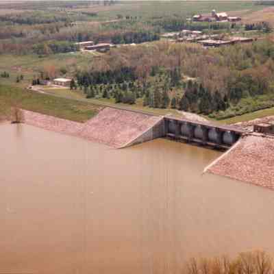 Delaware Reservoir From Above