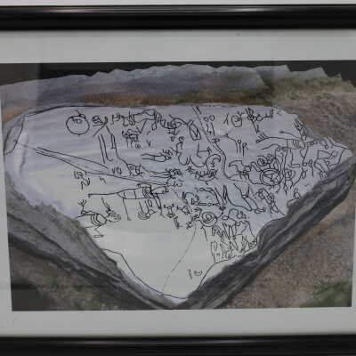 Photo of the Inscription Rock Petroglyphs
