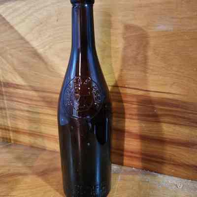 Tietjen Beer Bottle, Napoleon, Ohio, Amber