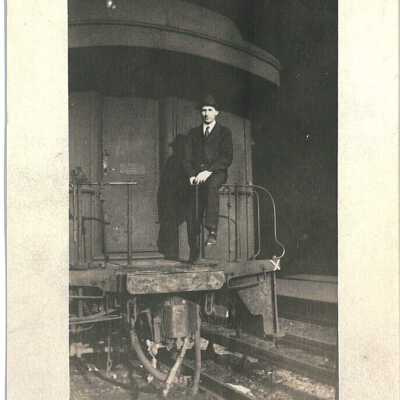 Francis Morse Leaving for WWII