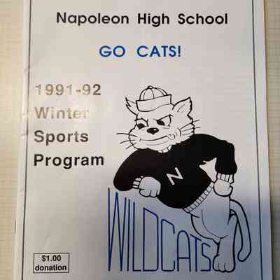 1991-92 NHS Winter Sports Program