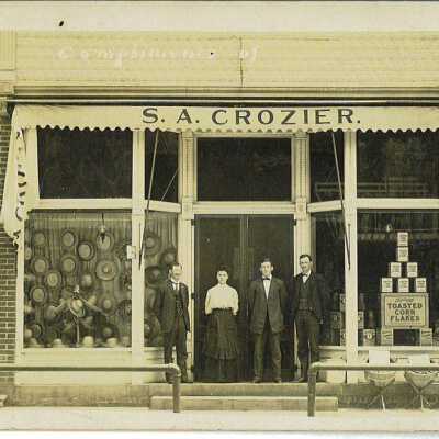 Postcard of S.A.Crozier Store