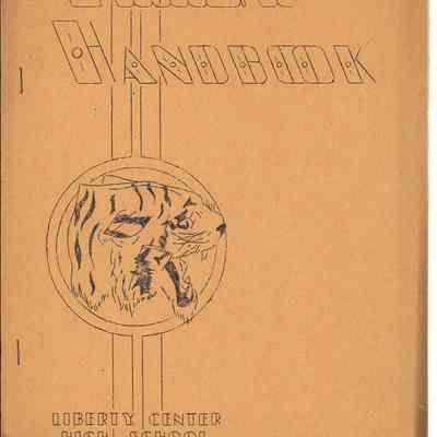 LibertyCenter High School 1941=42 Student Handbook