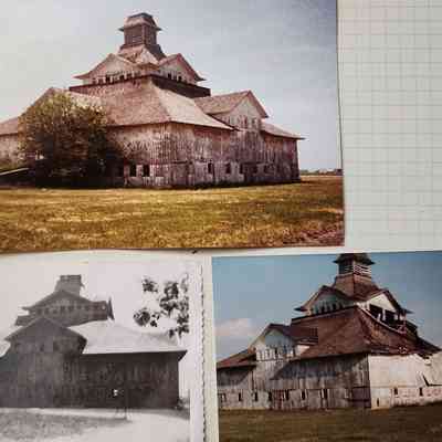(3) Photographs of the Chinese Barn, Deshler, Ohio