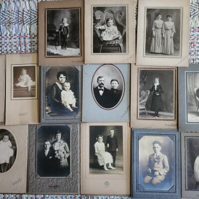 Cabinet Cards, Unmarked, Collection