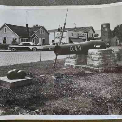 1950 Holgate, Ohio GAR Cannon Photo