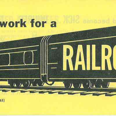 If You Work for a Railroad Booklet 12-63